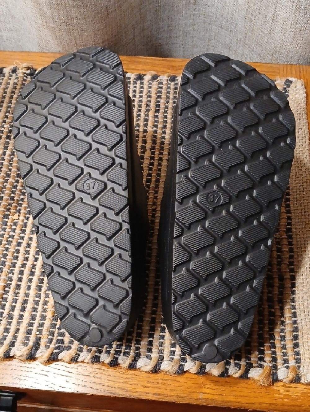 Platform Slide Sandals in Black - Picture 6 of 6